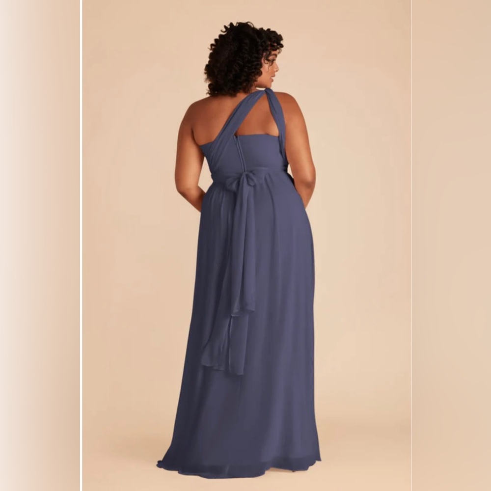 BIRDY GREY Grace Convertible Dress Chiffon Dusk Blue XS - Picture 9 of 13